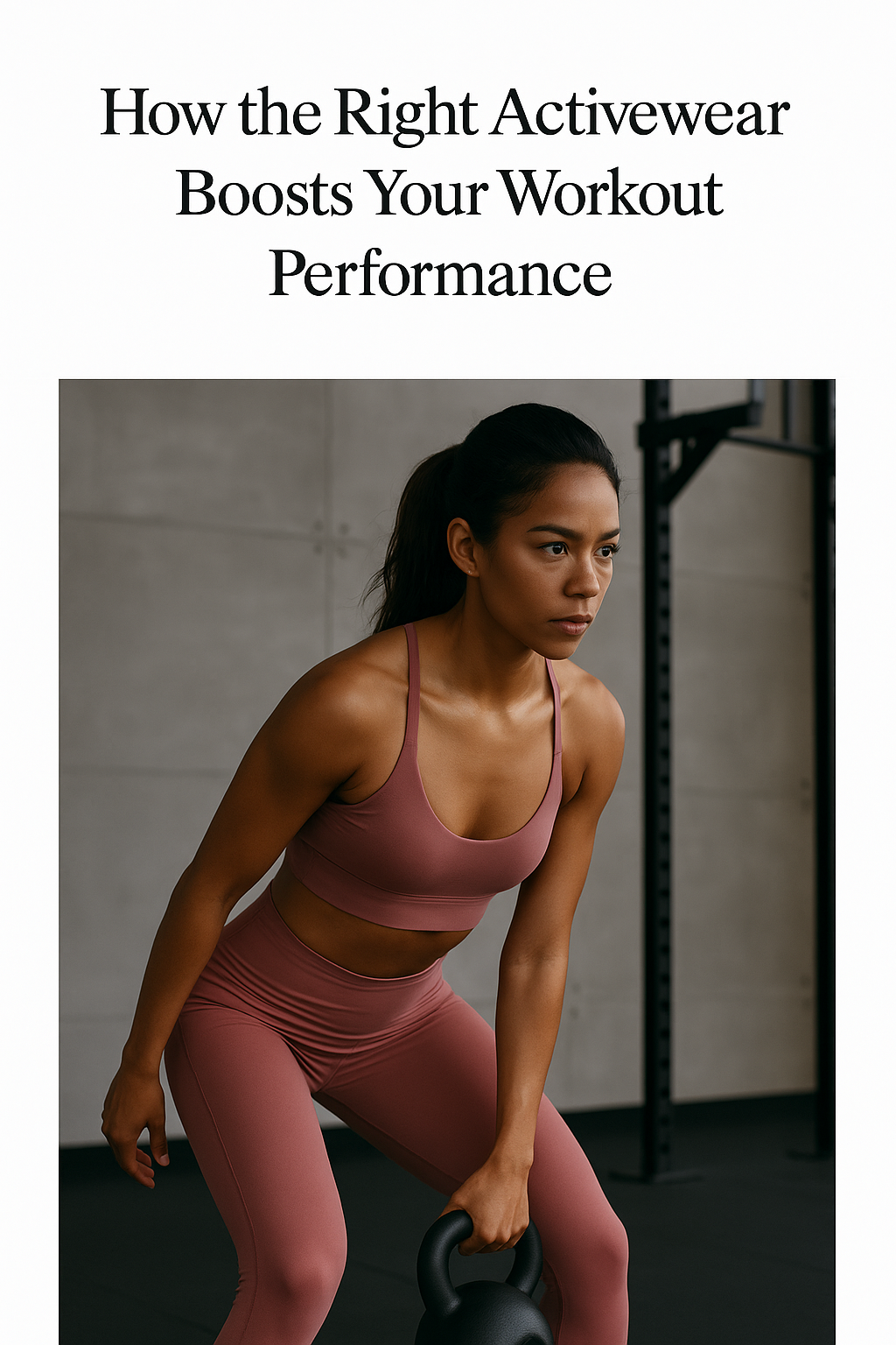 “How the Right Activewear Boosts Your Workout Performance”