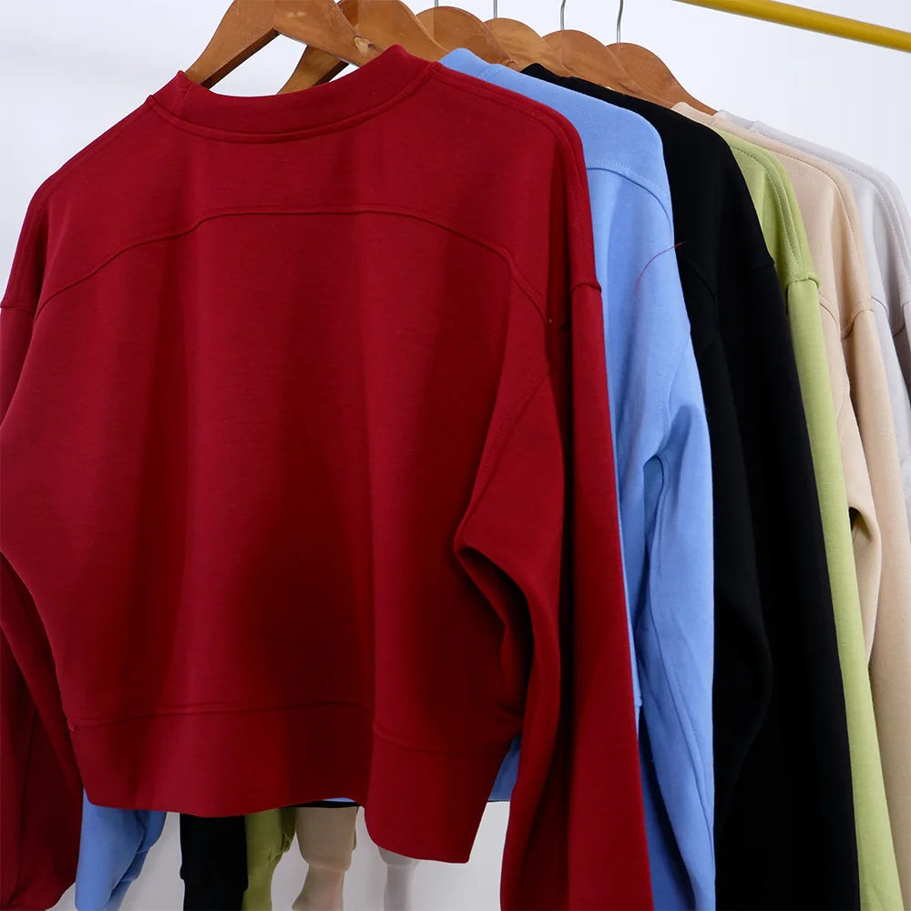 Wholesale Lulu New Long Sleeve Seamless Fitness Wear Yoga Top Wear Women's Running Sports Fitness Shirt With Thumbholes