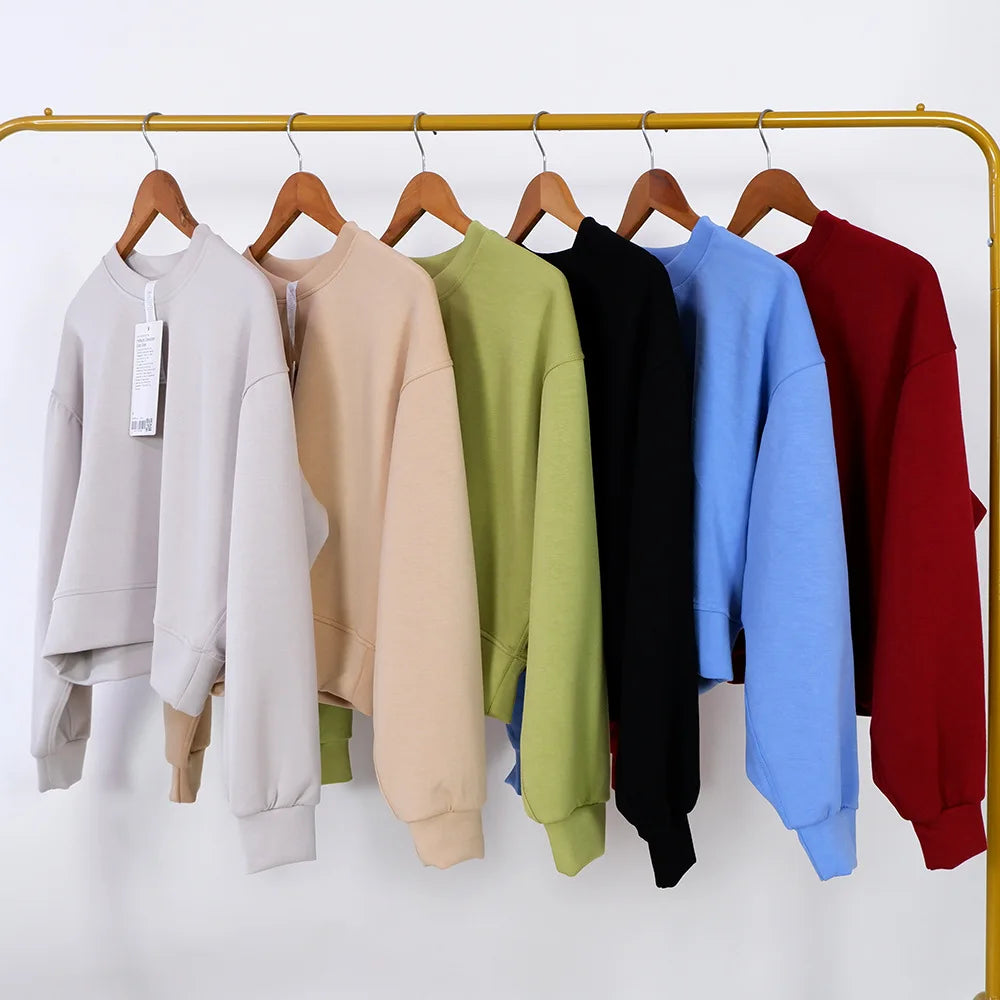 Wholesale Lulu New Long Sleeve Seamless Fitness Wear Yoga Top Wear Women's Running Sports Fitness Shirt With Thumbholes