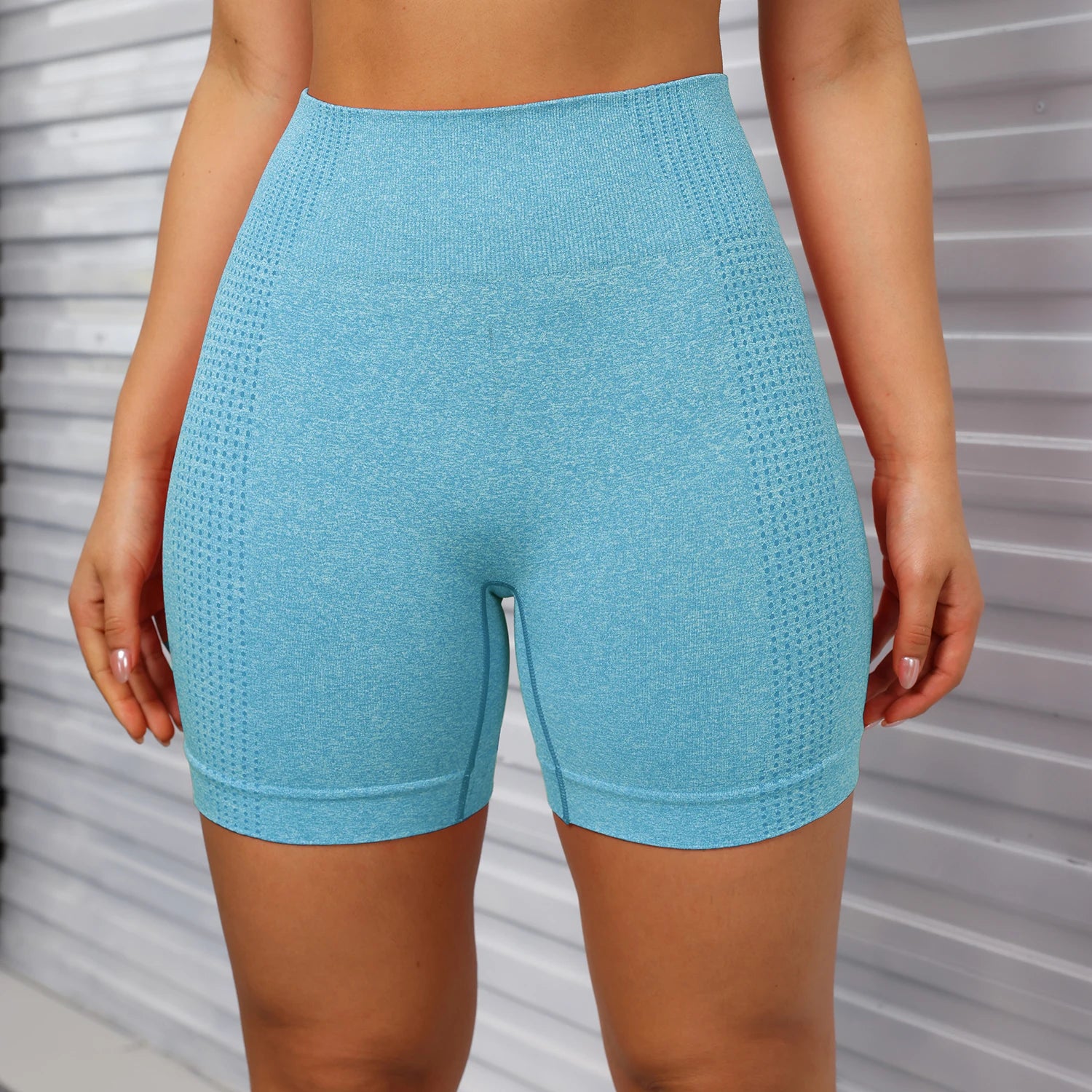 CHRLEISURE Women Seamless Yoga Shorts